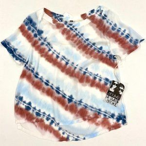 Young Fabulous &  Broke YFB Tie Dye Boat Neck Top